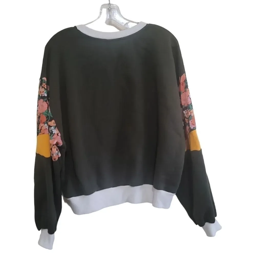 ZARA Women's Green Oversized Sweater  Sz Small